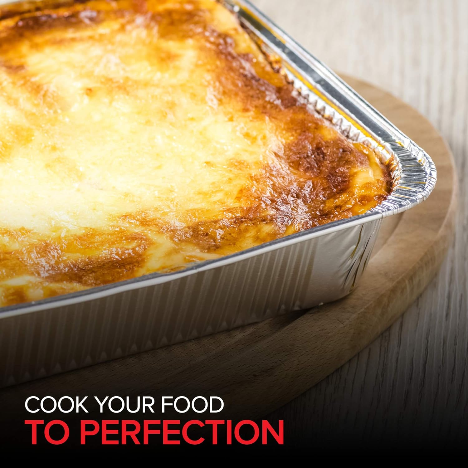 8x8 Foil Pans with Lids (20 Count) 8 Inch Square Aluminum Pans with Covers - Foil Pans and Foil Lids - Disposable Food Containers Great for Baking, Cooking, Heating, Storing, Prepping Food : Health & Household