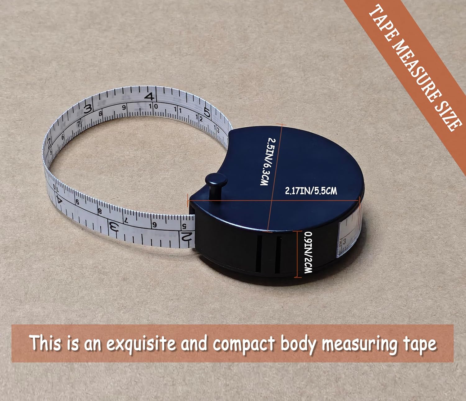 Perfect Body Measuring Tape-60 Inch Automatic Telescopic Tape Measure-Dual-use Retractable Tape Measure for Body :Waist Hip Bust Arms Height Muscle Building Weight Loss and More (Pink)