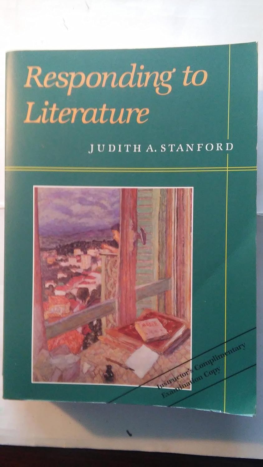 Responding to Literature 9781559340816 Stanford, Judith Dupras Books
