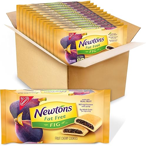 Newtons - Galletas de higo masticables suaves y de frutas sin grasa paquetes de 12 - 10 onzas Newtons - Galletas de higo masticables suaves y de frutas sin grasa paquetes de 12 - 10 onzas
