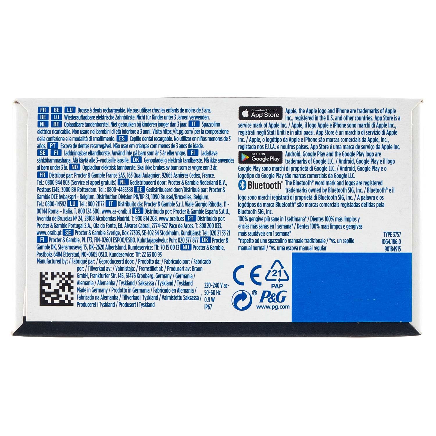 Oral-b Igene Orale IO 4 nero