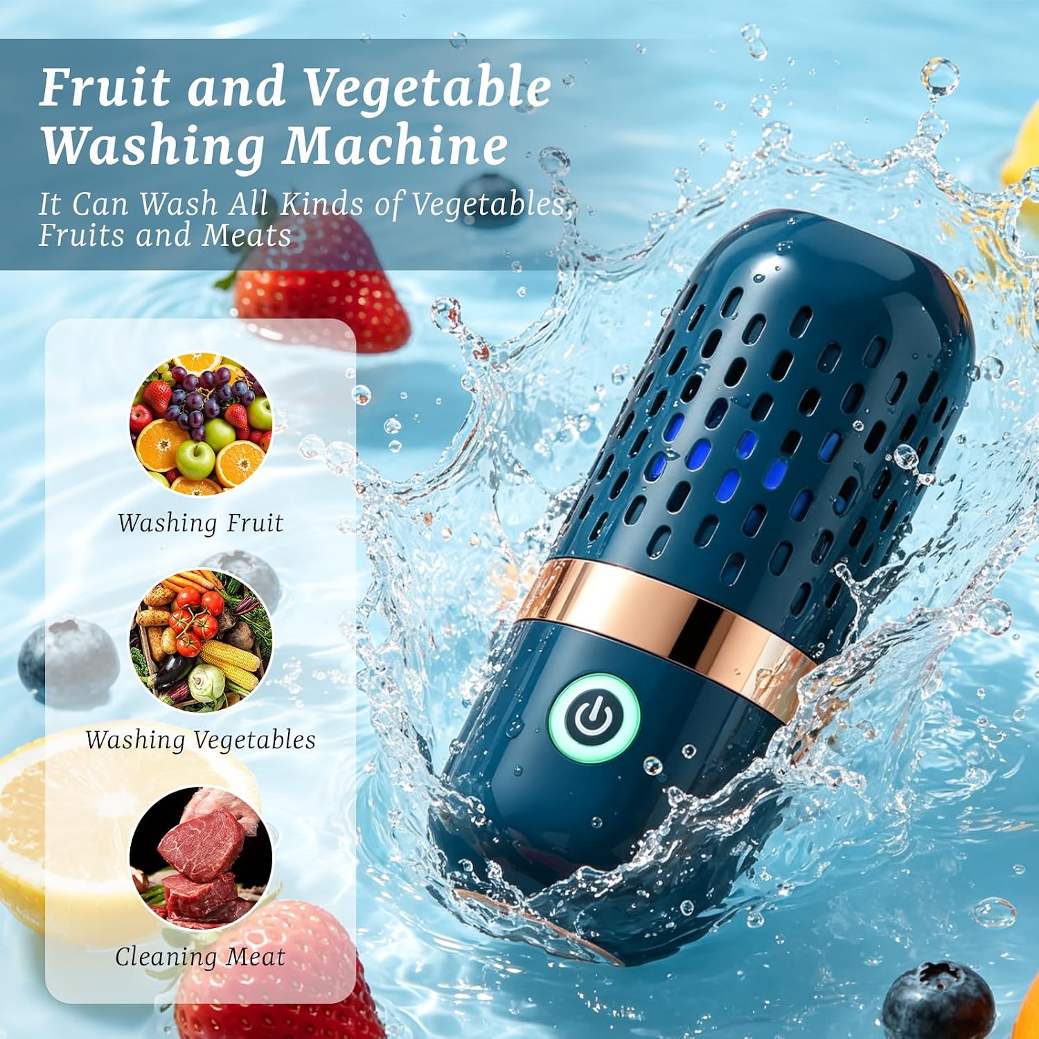 2026 Upgraded Fruit and Vegetable Washing Machine