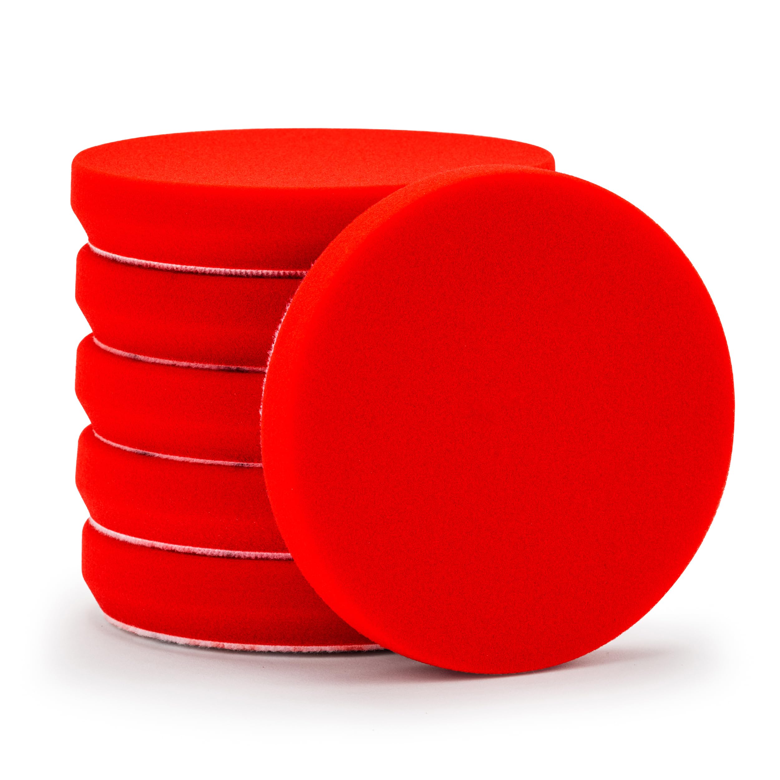 12216 5.5" Red Foam Waxing Pads