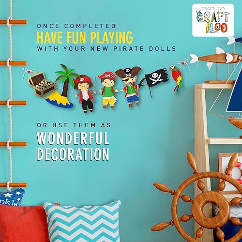 Vista 14 de Kits de costura de hadas para niñas pequeñas, 5 proyectos fáciles para niños, manualidades para niños, haz tu propia almohada de fieltro, kit