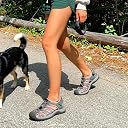 DREAM PAIRS Womens Closed Toe Hiking Summer Outdoor Sport Athletic Sandals, Grey/Coral, 7 gallery image