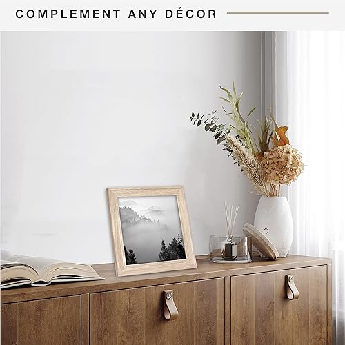 Vista 302 de MCS Industries Studio Gallery - Marcos con textura de madera color gris de 13 x 19 pulgadas / 33.02 x 48.26 cm., 2 unidades Gris Woodgrain