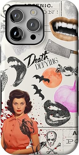 Vista 463 de Casely - Funda para iPhone 14 Pro Max, Viva La Vida, Frida Kahlo Floral Collage, compatible con MagSafe 10 Frida Kahlo Viva La Vida Collage