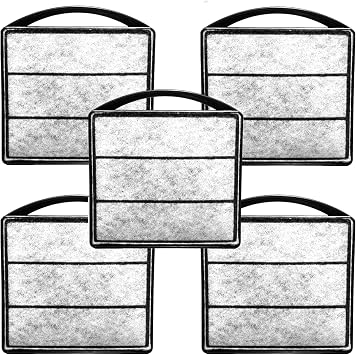 TARARIUM Fish Tank Filter Replacement Filter Element 5PSC, Cotton Material Suitable for IX-90 Daily Filter Replacement White, IX-90-5PSC not Suitable for IX-90
