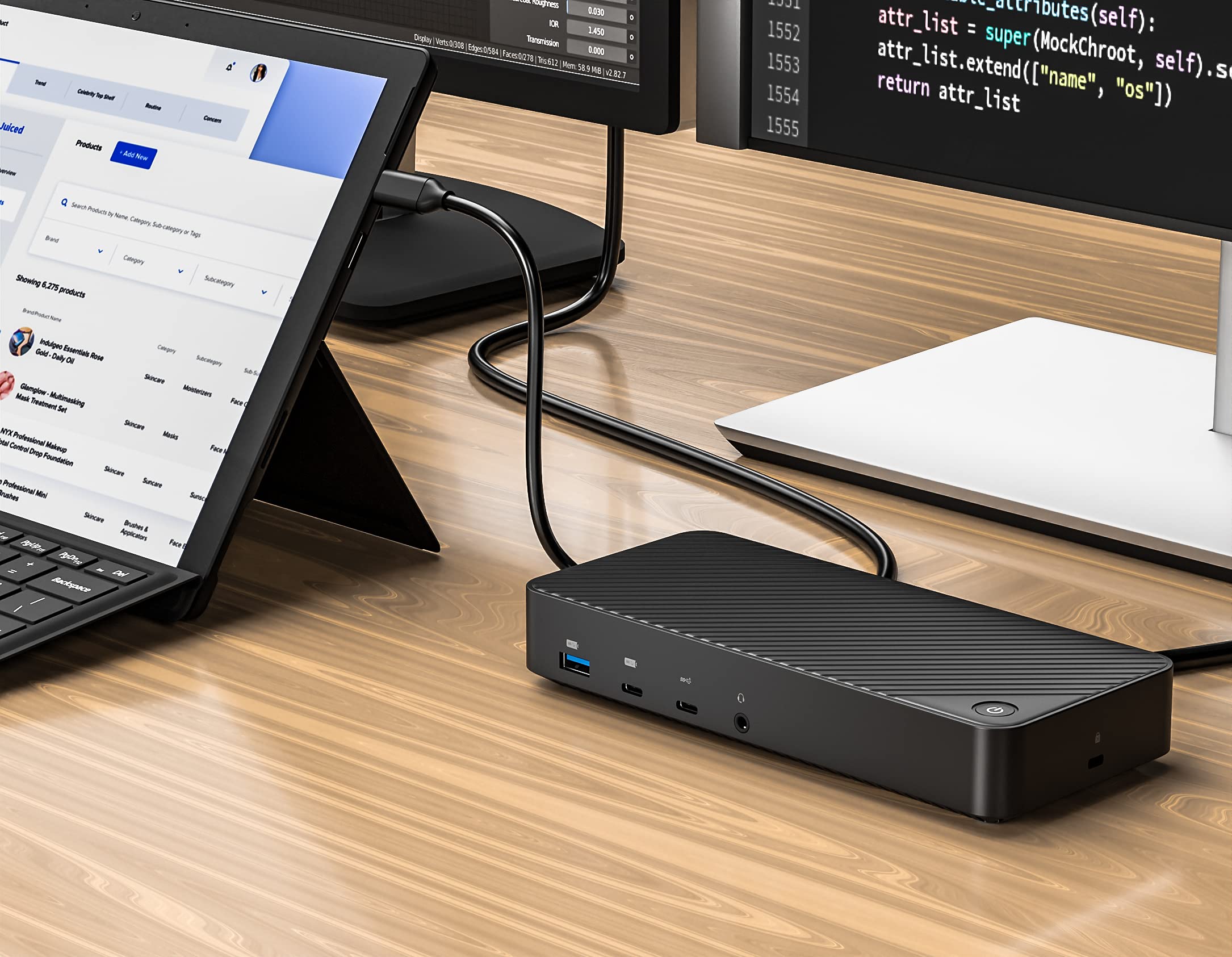 Amazon.co.jp: OctaneDOCK Ultimate USB-C & USB-A Triple DisplayLink