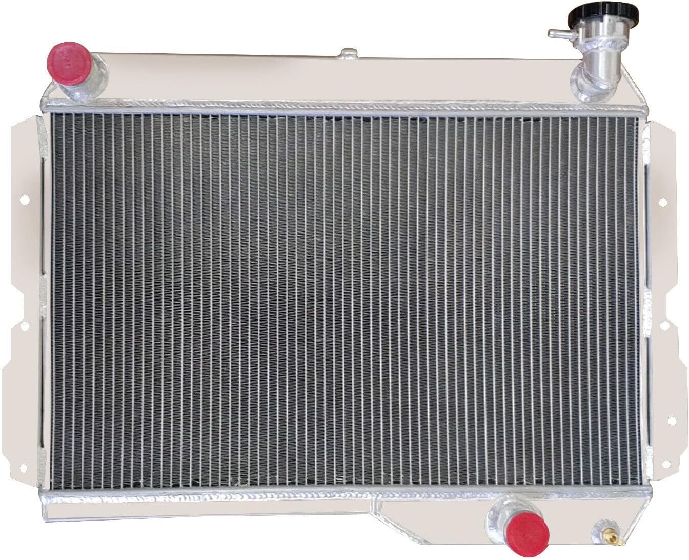 Radiator Compatible with 1981-90 Toyota Land Cruiser 60 Series FJ60 2F Petrol, 3 Row Full Aluminum Radiator