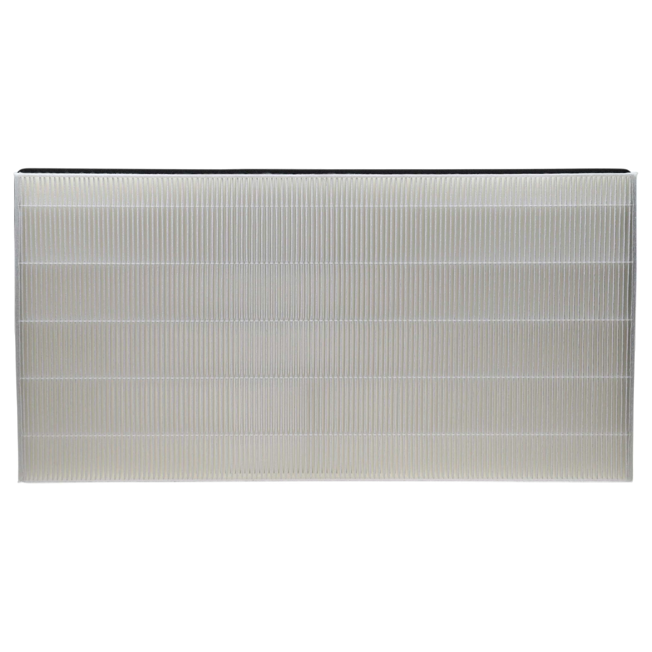 vhbw 4x Filtro polen compatible con Vallox ValloPlus 450 SE Sole, 500 SC unidad ventilación - Filtro aire F7, 45,3 x 22,5 x 5,2 cm negro blanco