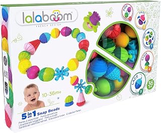 Lalaboom 36 Piece Baby Pop Beads – 10 Months to 3 Years - BL300