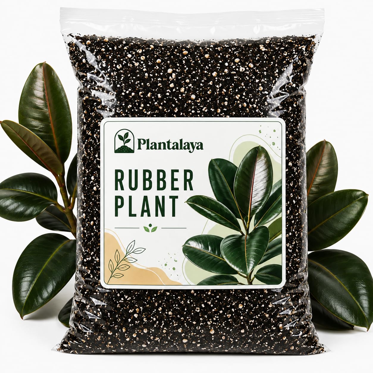 Rubber Plant Potting Mix – Free Draining Soil Blend for Ficus Elastica Houseplants – Premium Growing Medium for Healthy Roots, Strong Growth & Lush Foliage (10 Litres)