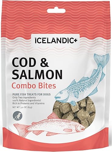 Icelandic+ Plus Bacalao y Salmón Combo Bites - Bolsa de 3.0 onzas