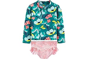 Girls' Toddler Assorted Swim Rashguard Sets