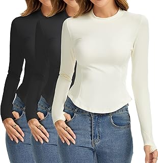 Sponsored You’re seeing this ad based on the product’s relevance to your search query.Learn more about this advertisement GarBull Inner Fleece Thermal Underwear Women's Thermal Undershirt, Basic Long-Sleeved Shirt, Crew Neck Top, Functional Underwear
