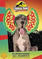 Vista 2 de Jurassic World: Disfraz de Dilophosaurus Gills para perros o gatos por Rubies, M/L