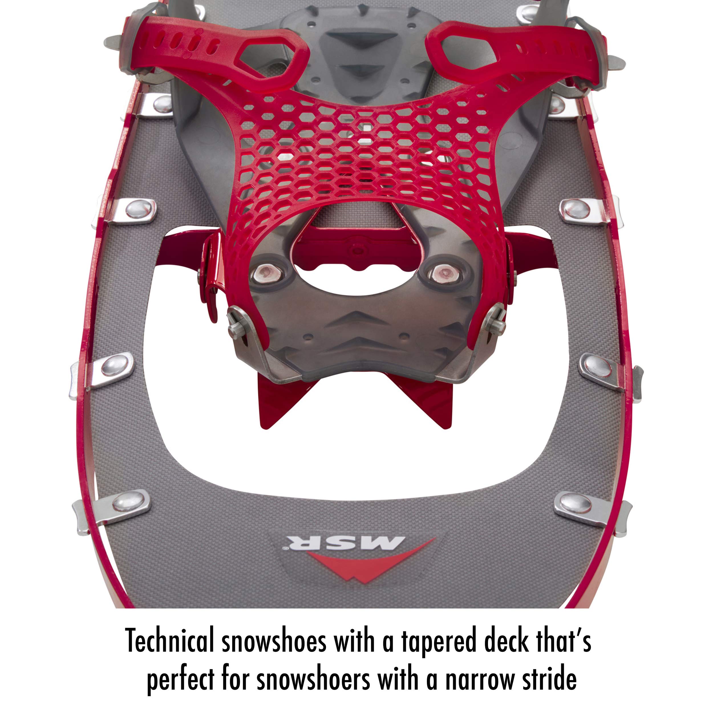 MSR Lightning Ascent Women's Backcountry & Mountaineering Snowshoes with Paragon Bindings, 22 Inch Pair, Raspberry