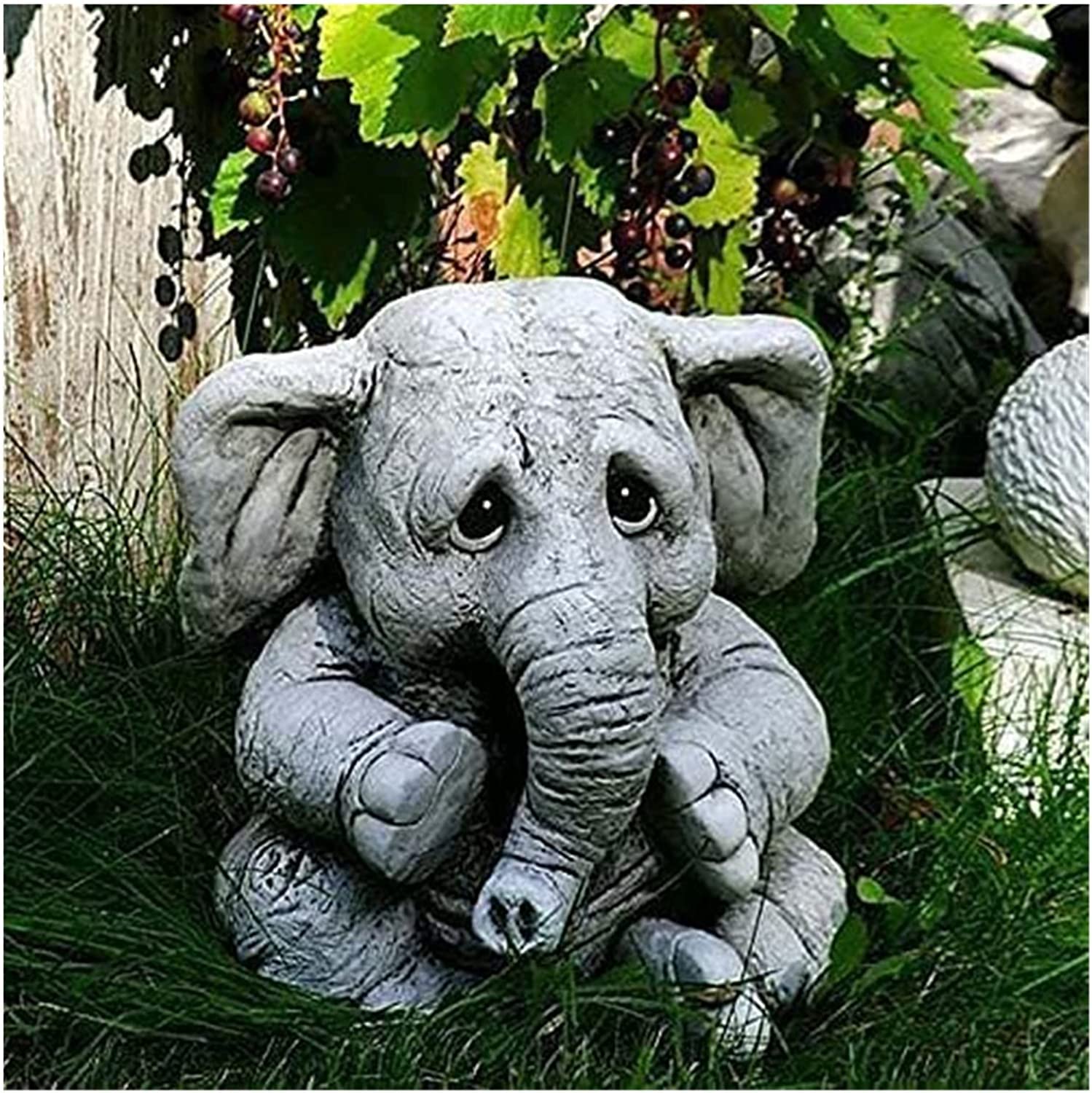 Amazon.co.jp: ガーデニング 置物、庭の像、庭の彫刻の装飾 庭の