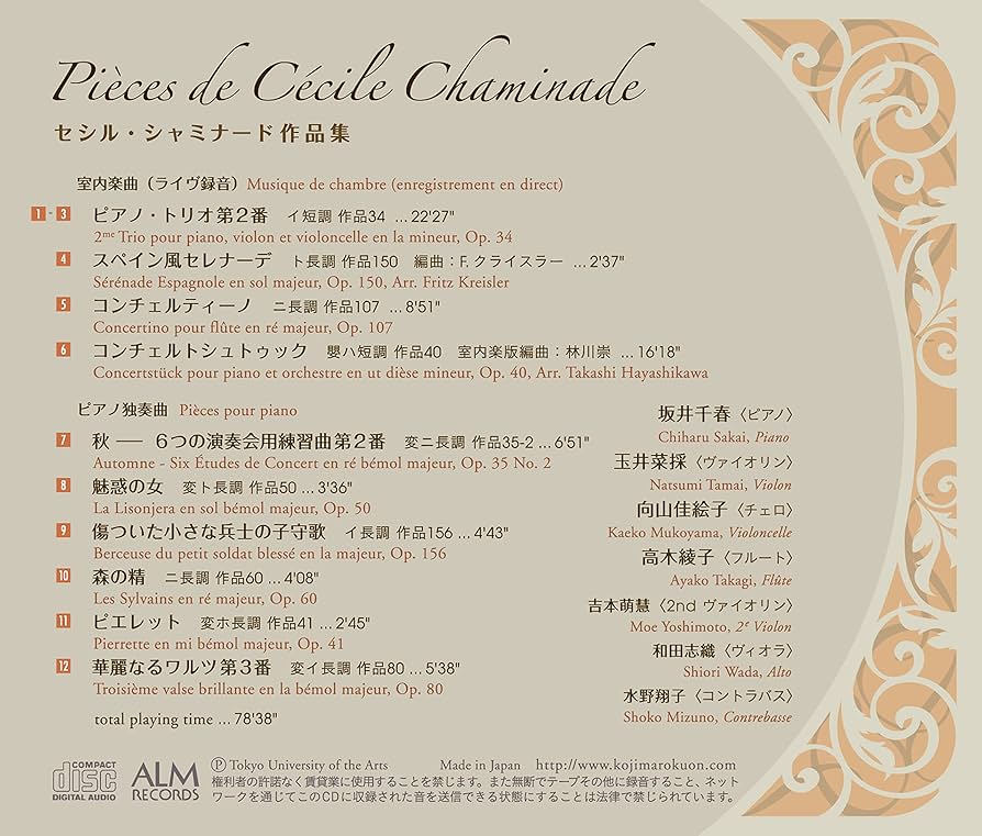 シャミナード　ピアノ曲集　1・２・3集　peter jacobs 新品同様 シャミナード ピアノ曲集 1・2・3集 peter jacobs 新品同様