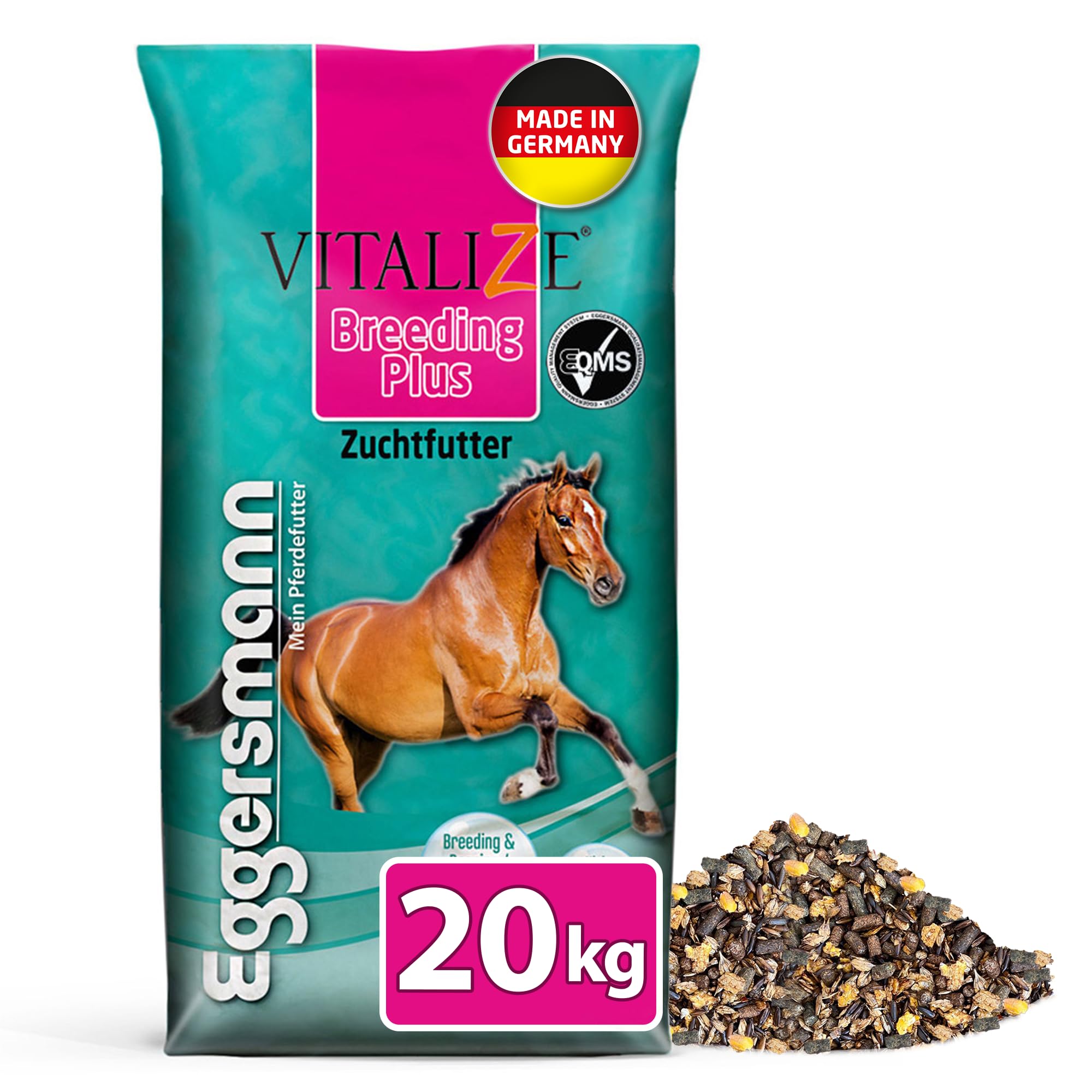Briques Minérales Eggersmann Pour Chevaux 25kg - Complément Alimentaire Vitamines/Minéraux - Soutien Métabolisme