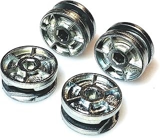 Cam Wheel Locks Compatible with IKEA Part 115349 (TYSSEDAL, HEMNES) (Pack of 4)