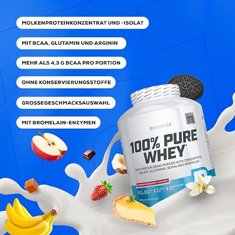BioTechUSA 100% Pure Whey Whey Protein from Concentrate & Isolate