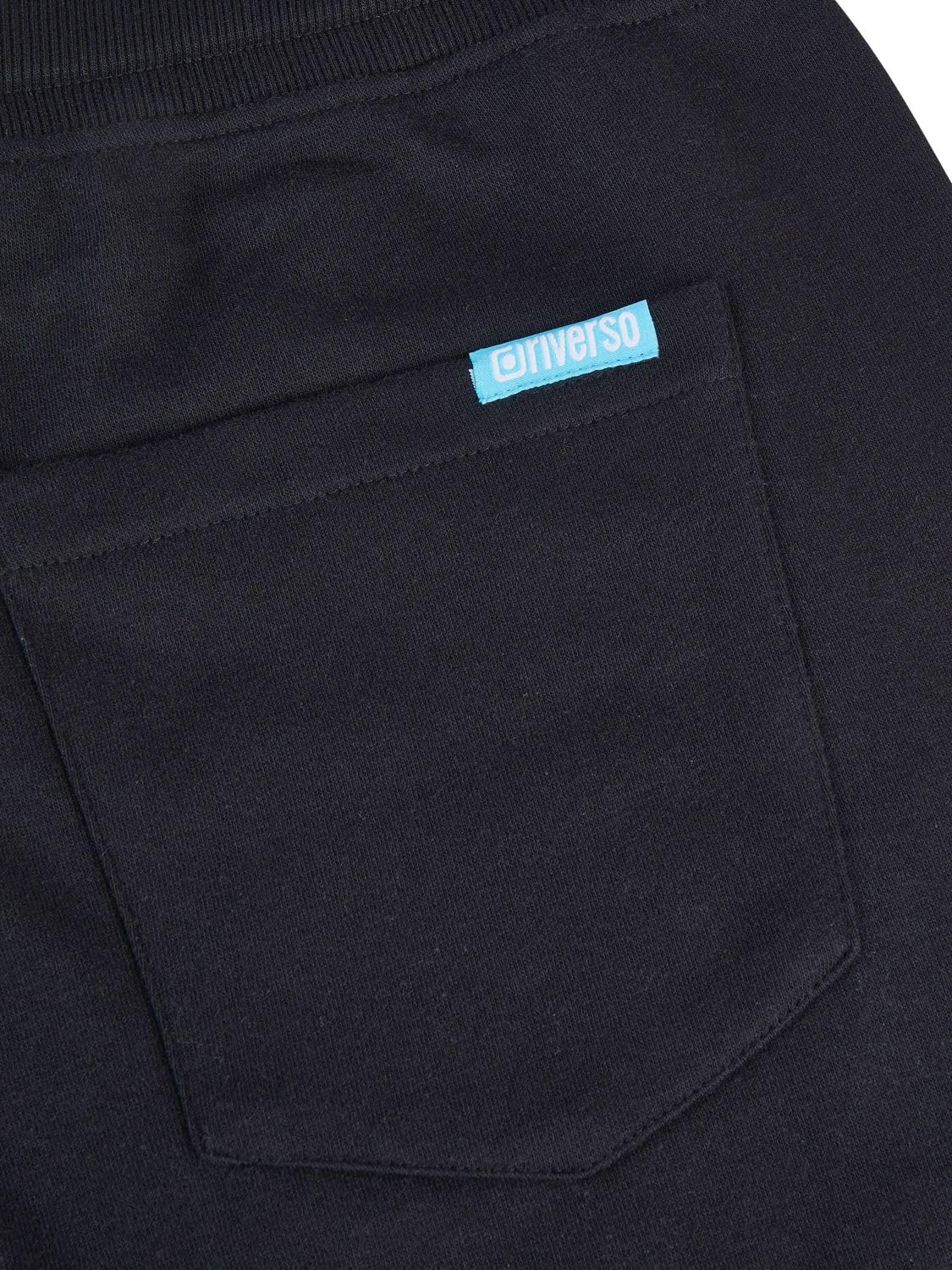 riverso RIVBrian Lot de 2 shorts de sport pour homme, coupe droite, noir, blanc, gris, bleu, vert, tailles S, M, L, XL, XXL, 3XL, 4XL, 5XL