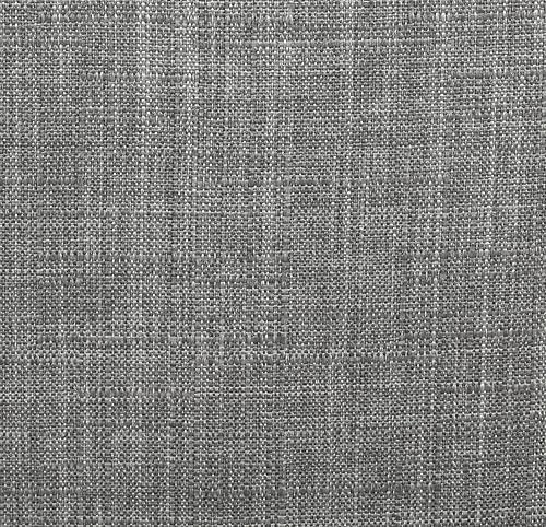 Miniatura 10 de OSP Home Furnishings Abbott - Taburete de mostrador de husillo de 26 pulgadas con marco gris cepillado, tela gris paloma