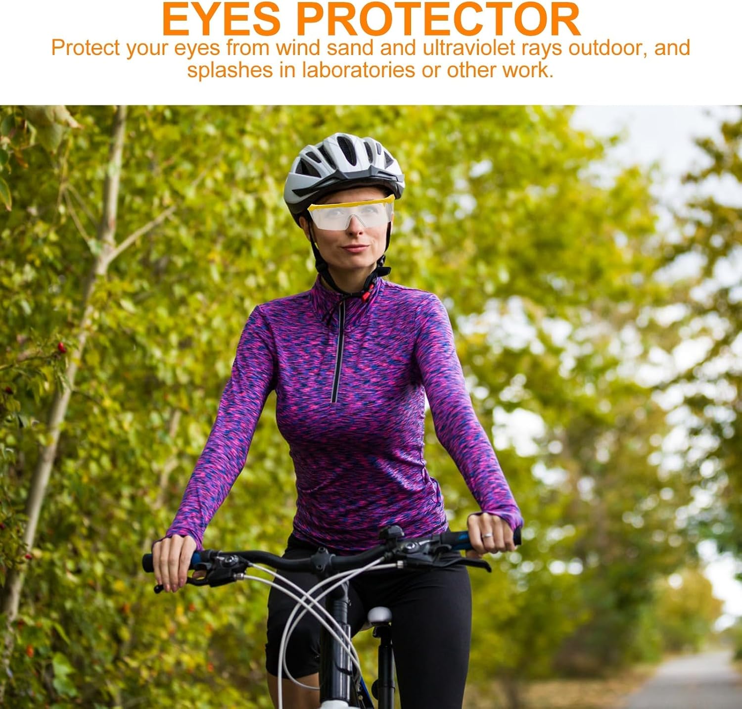 8pcs Anti-fog Windproof Safety Goggles Adjustable Side Legs, Splash-proof Impact-resistant Eye Protection for Industrial, Laboratory, and Outdoor Use