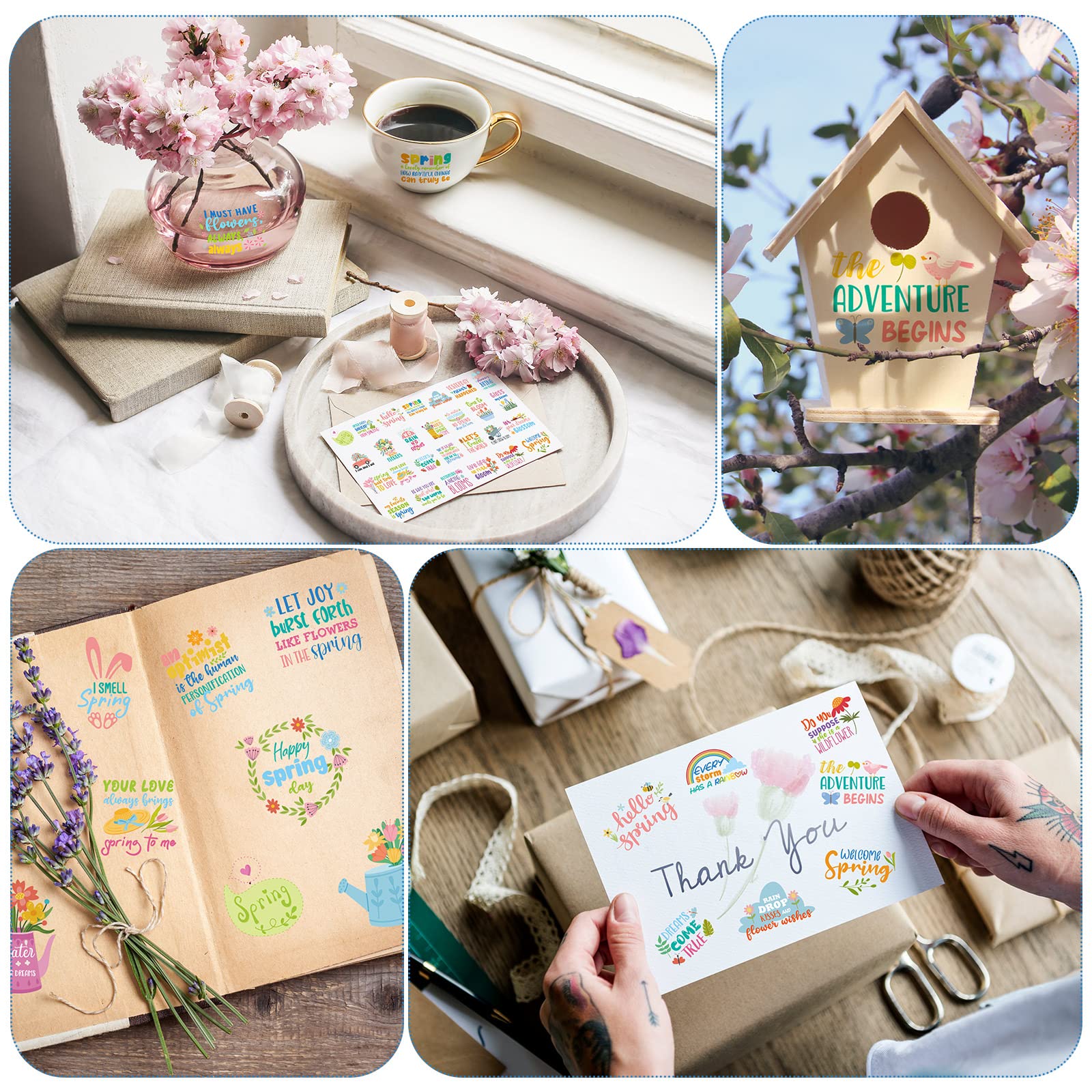 Lot De 41 Autocollants Inspirants De Scène De Ville Créative