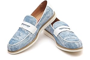 Men's Casual Loafers: Refreshingly Light Blue
