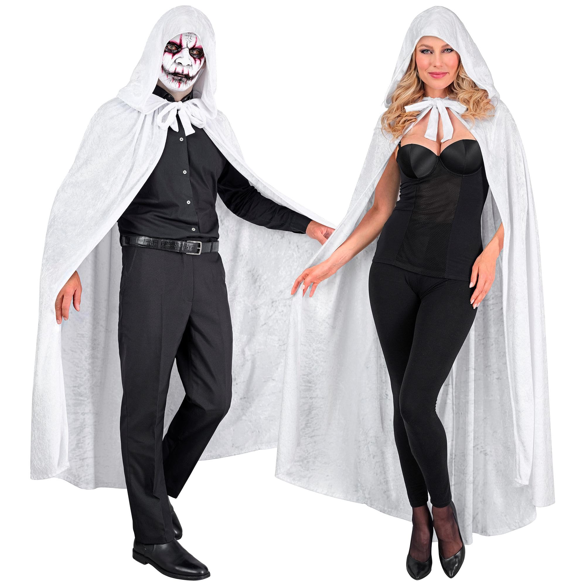 W WIDMANN MILANO Party Fashion 21414 Umhang Cloak, White, Standard Size