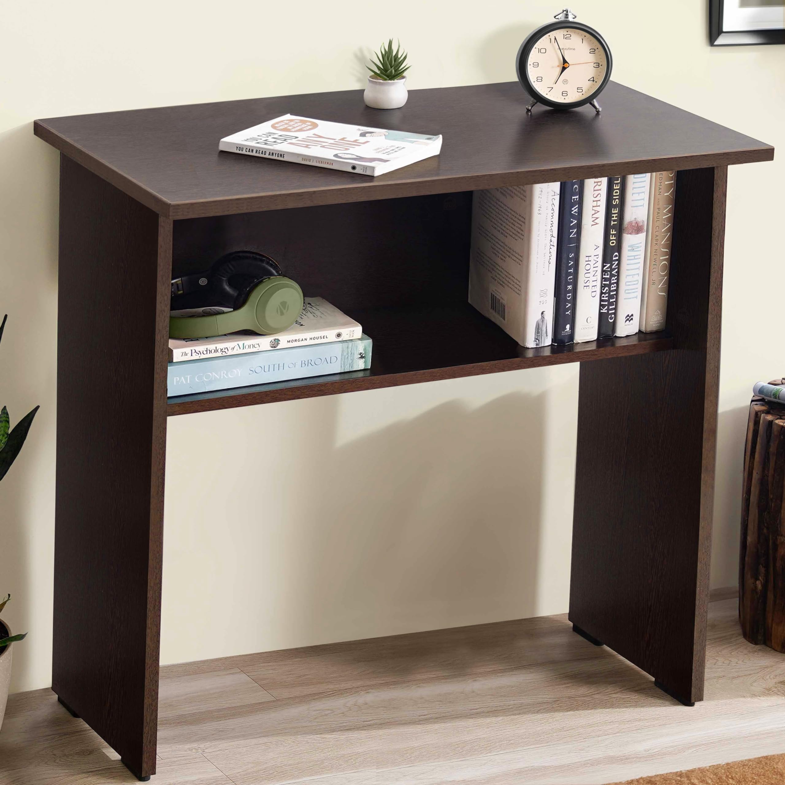 ABOUT SPACE Study Table for Students with UnderDesk Storage Shelf - Office Table for Desktop, PC, Laptop, Drawing, Computer Table for Home Office Engineered Wood Table [Flower Wenge-L60 x B40 x H75cm] (B0D1R7VCTR) Amazon Price History, Amazon Price Tracker