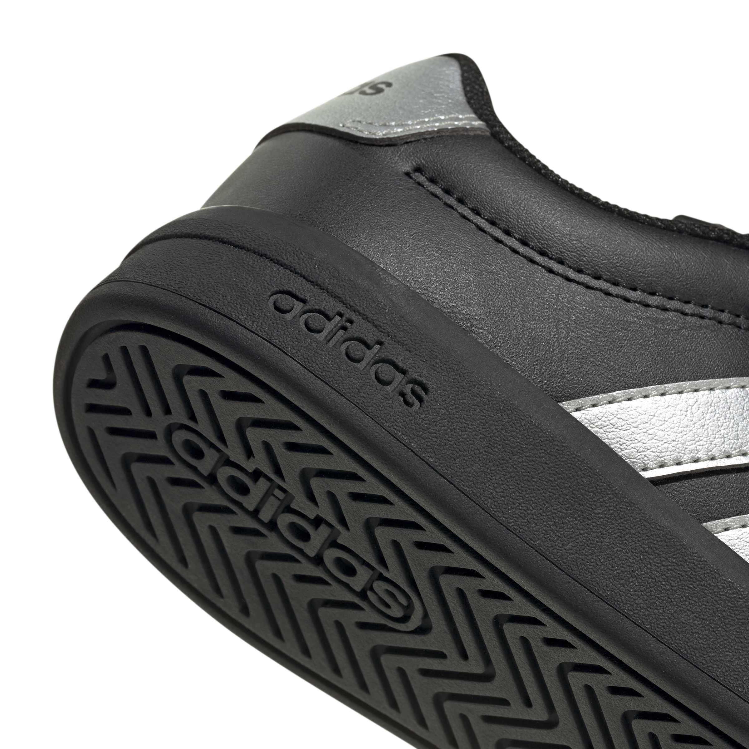 adidas Mixte Enfant Grand Court 3.0 Children Shoes, Core Black/Silver met./Core Black, 34 EU