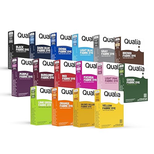 Qualia All Purpose Powder Fabric Dye, Easy to Use Dye
