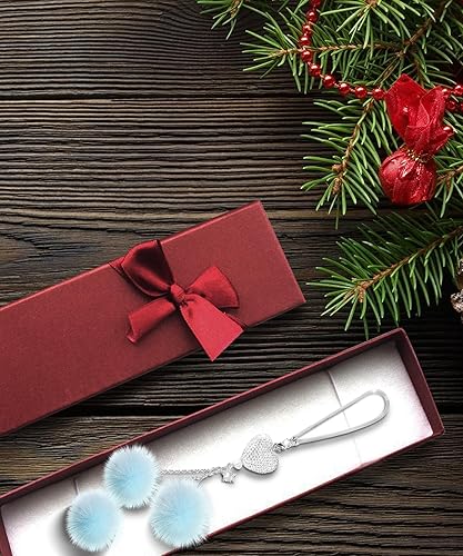 Miniatura 4 de Accesorios para espejo retrovisor, accesorios de automóvil con diamantes de corazón brillante, accesorios para colgar en el automóvil, accesorios de