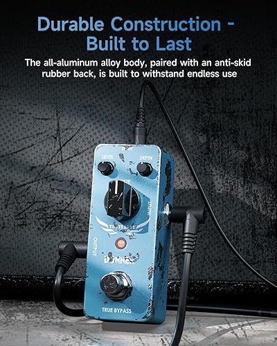Vista 69 de Donner - Pedal octavador de guitarra, pedal octavador digital Harmonic Square, cambio de tono, 7 tipos de tono, 3 modos de tono: sostenido, Octava
