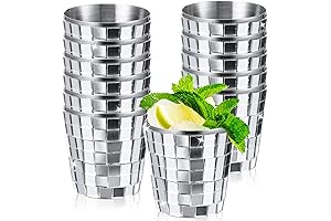 12 Pcs 1 oz Disco Party Shot Glass: Shine on Your Night!