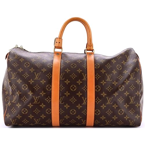 Louis Vuitton, Pre-Loved Keepall Bag Monogram Canvas 45, Brown