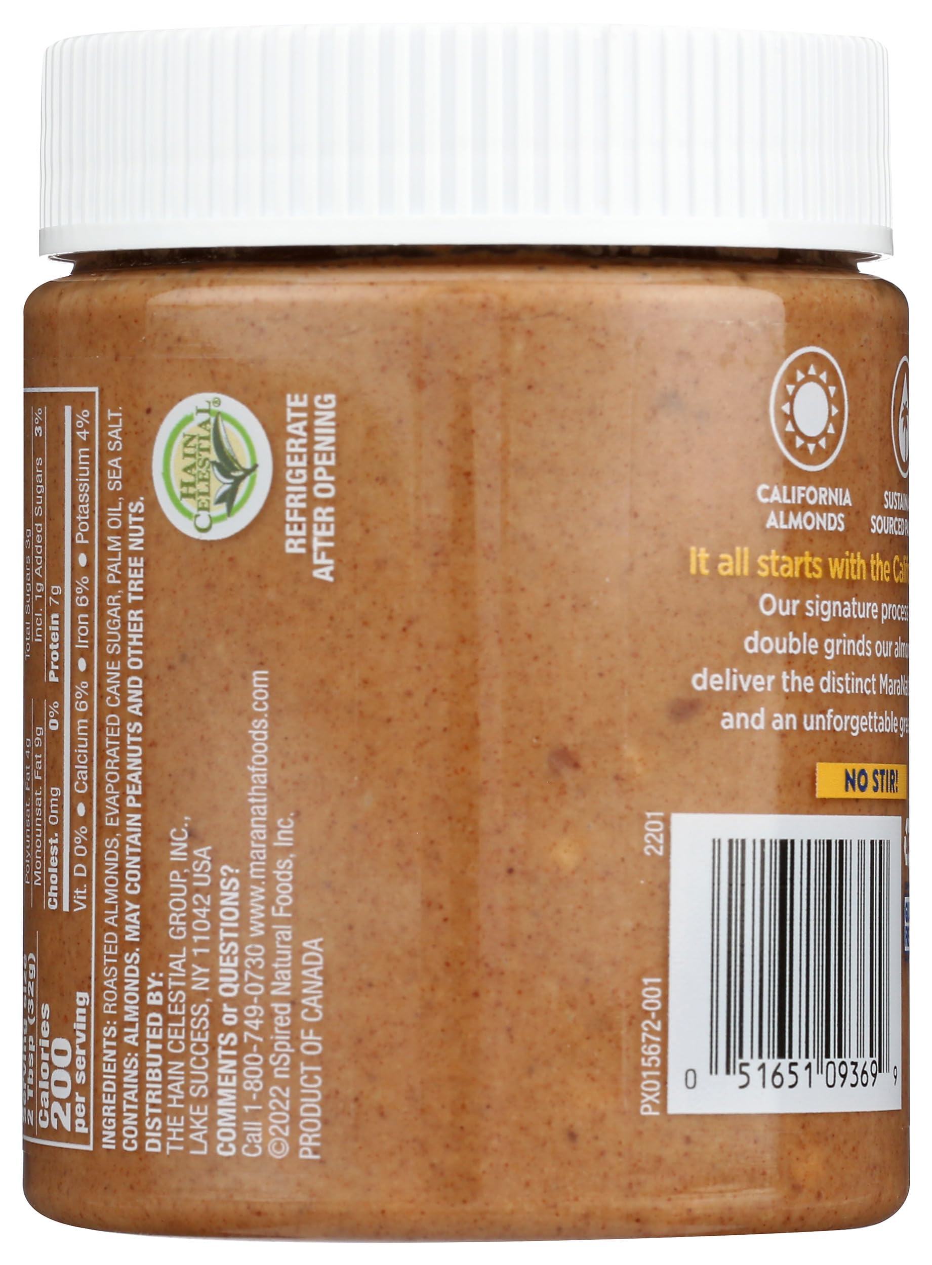 MaraNatha - No Stir Almond Butter Crunchy - 12 oz.