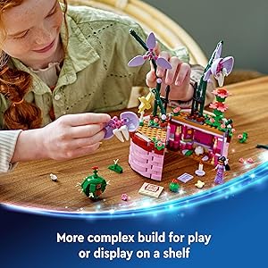 LEGO Disney Encanto Isabelas Flowerpot, Buildable Orchid Flower Toy for Kids with Disney Encanto Mini-Doll, Disney Toy for Play and Display, Fun Disney Gift for 9 Year Old Girls and Boys, 43237