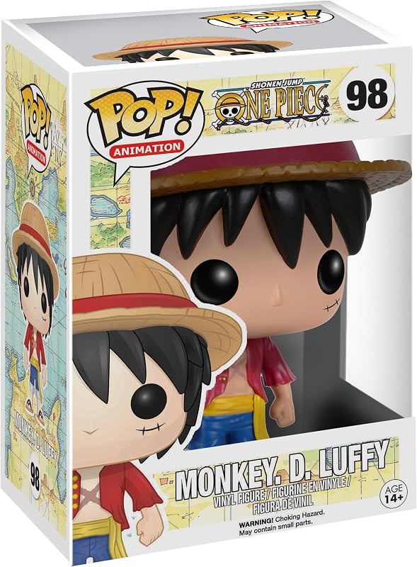 ¡Funko POP! Animación: One Piece - Monkey D. Luffy | Mercancía oficial de anime - Figura de vinilo coleccionable para exhibición en estantería - Idea de regalo de cumpleaños para fanáticos y coleccionistas