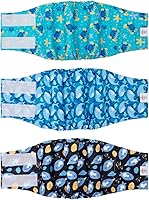 Vista 45 de CuteBone - Pañal para perro macho, talla mediana, DM11M