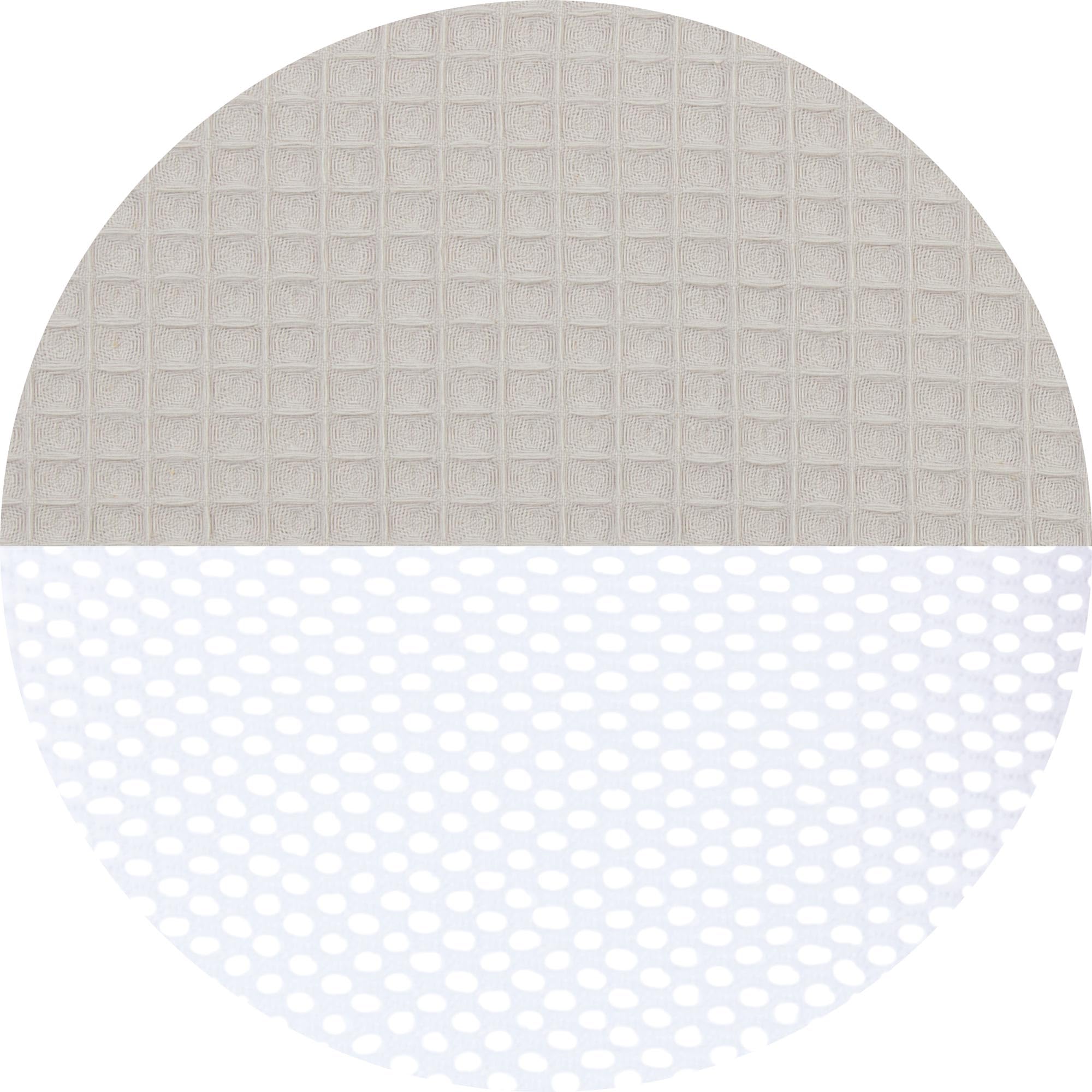 babybay Paracolpi in rete a nido d'ape, adatto per modello Maxi, Molle, Comfort e Comfort Plus, bianco