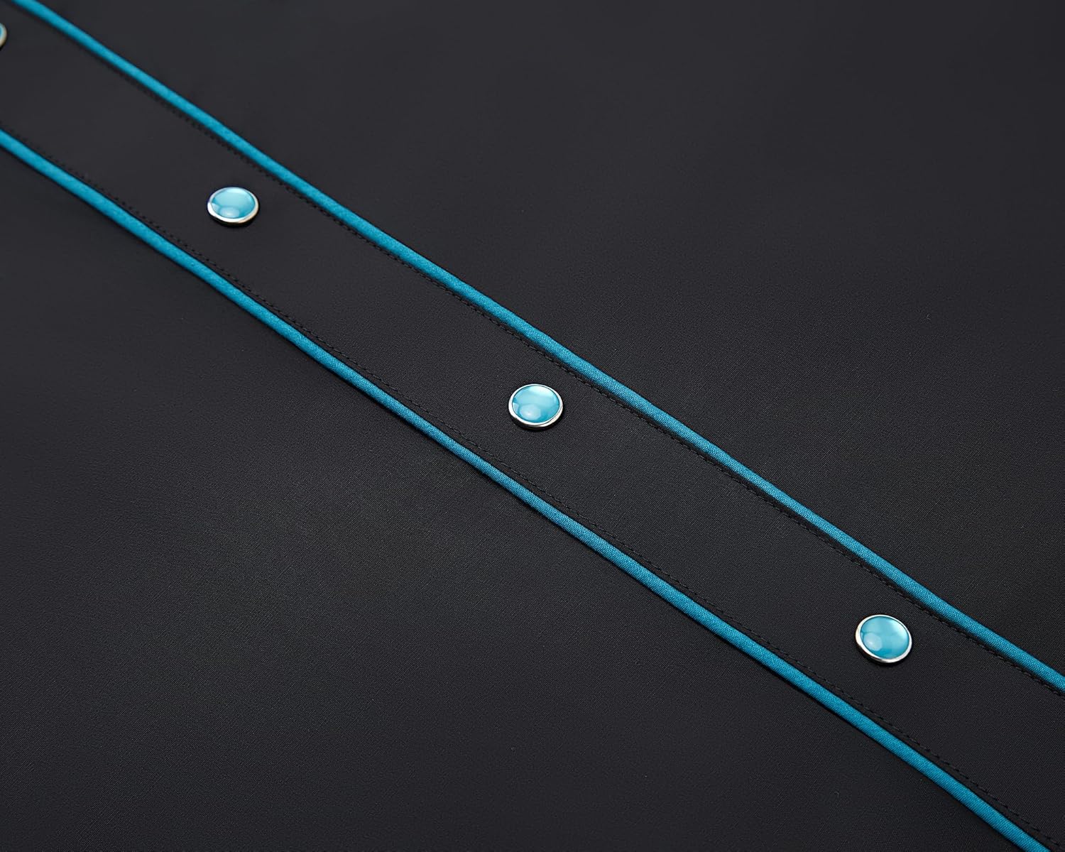 EL PIONERO Men's Floral and Horseshoe Embroidered Long Sleeve Retro Western Cowboy Shirt - Image 5