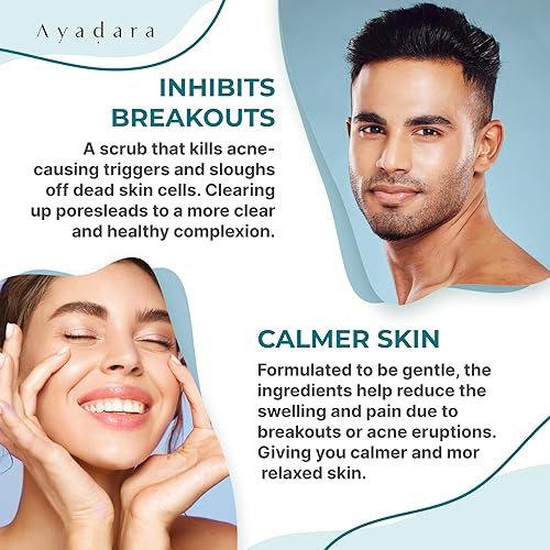 Miniatura 4 de Exfoliante exfoliante para acné, 4 onzas líquidas (4.0 fl oz), lavado facial exfoliante para acné, exfoliante facial natural para acné severo y