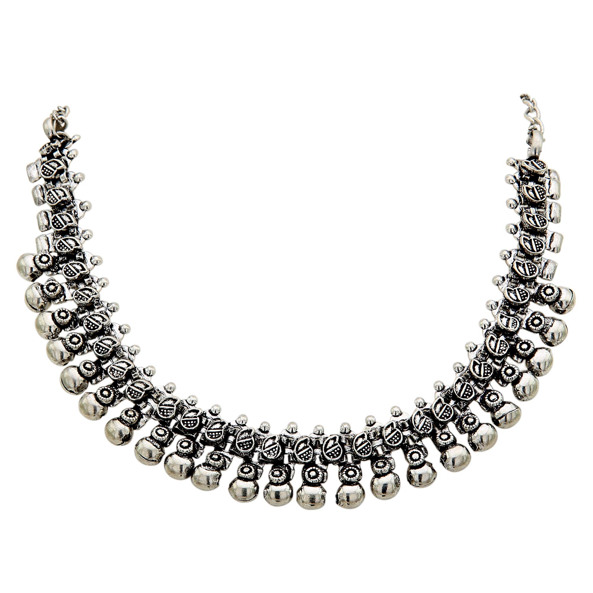 Sasitrends Oxidized German Silver Necklace for Women and Girls (B07RTRGZ8L) Amazon Price History, Amazon Price Tracker