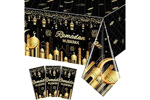 Ramadan Plastic Table Cover: Embrace the Spirit of Eid Mubarak