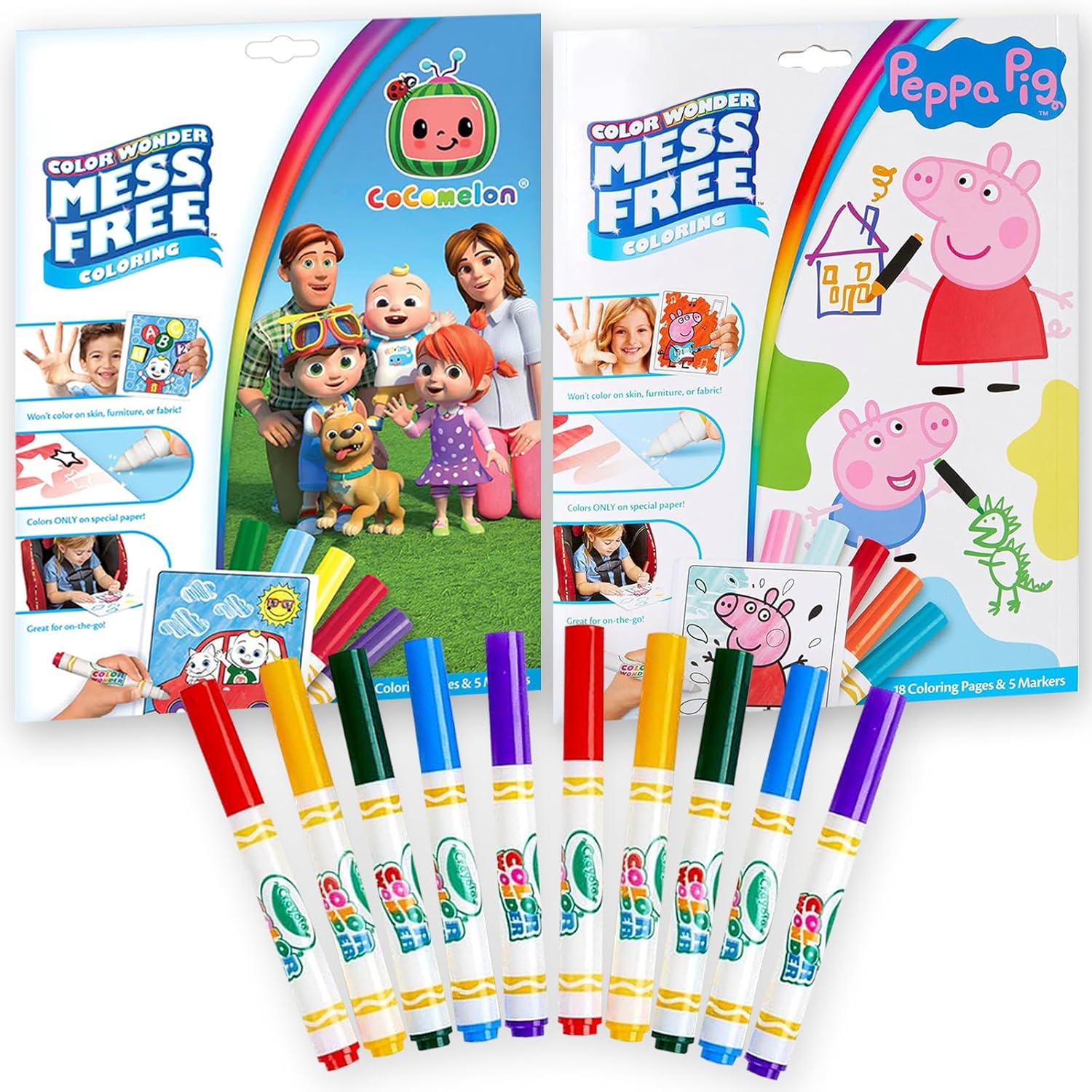Amazon.com: The Mega Deals Mess Free Coloring for Toddlers - Includes ...